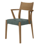 飛騨家具 セミアームチェア ファルセット イバタインテリア