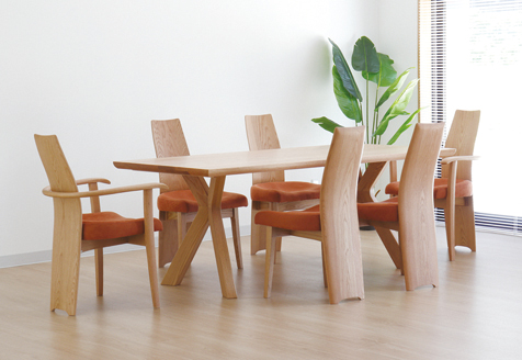 飛騨家具 スポッとダイニング イバタインテリア