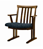 飛騨家具 アームチェア 木楽 イバタインテリア