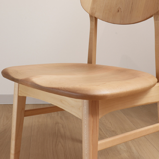飛騨家具　MapleRich チェア(板座)