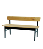 飛騨家具 背付ベンチ リッツ イバタインテリア