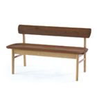 飛騨家具 背付ベンチ サイン イバタインテリア