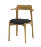 飛騨家具 ハーフアームチェア ウィズライト イバタインテリア